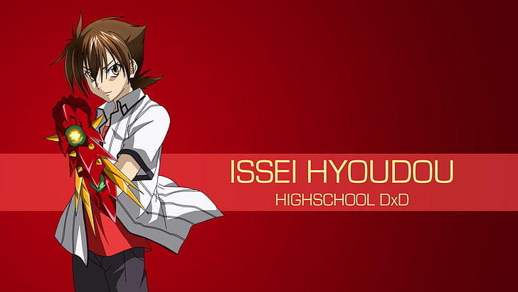 Highschool DxD, Hyoudou Issei, red, women, one person, copy space, HD wallpaper