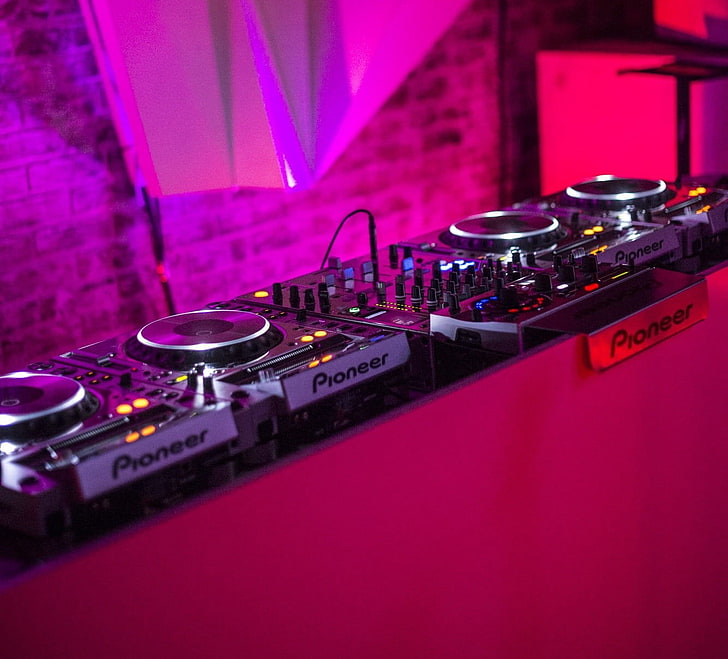 turntables, EDM, music, arts culture and entertainment, indoors