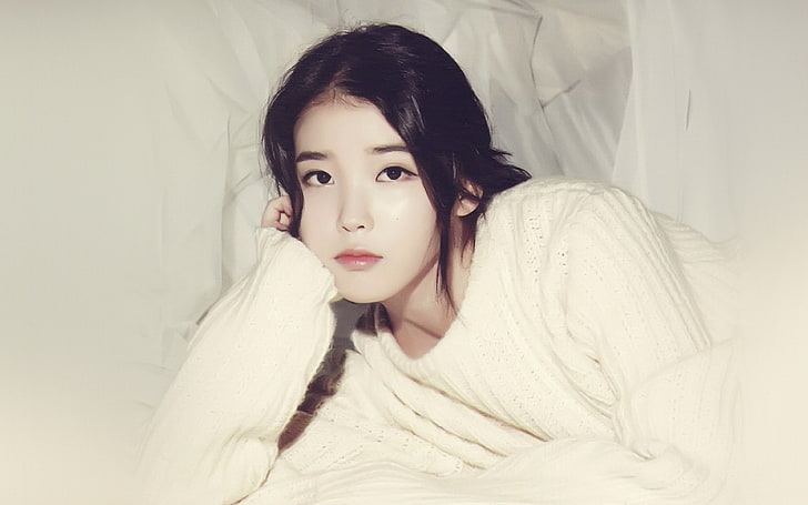iu, kpop, girl, cute, portrait, one person, looking at camera