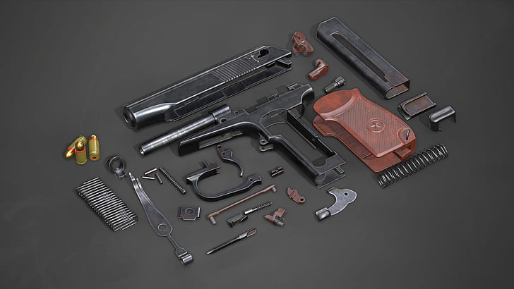 The Makarov Pistol, Complete disassembly