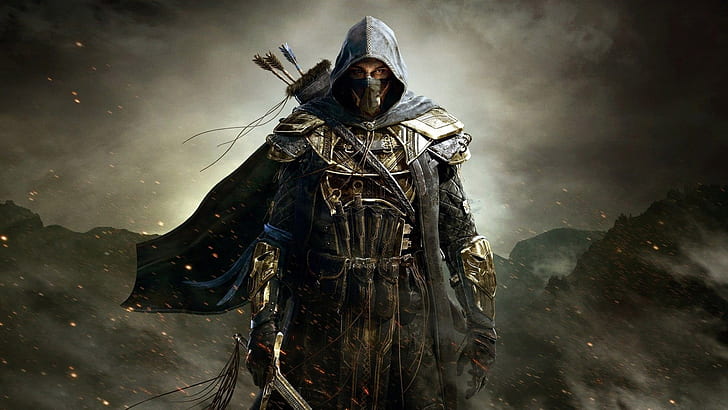 The Elder Scrolls, The Elder Scrolls Online, Archer, Armor, HD wallpaper