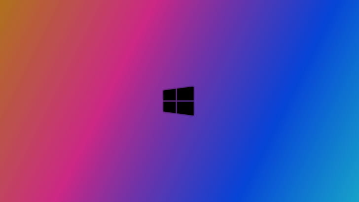 Windows 10, blurred, colorful, logo, abstract HD wallpaper