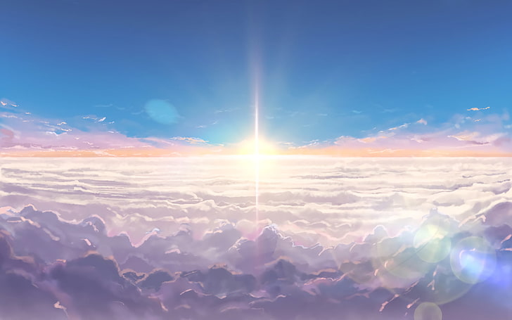 Anime, Your Name., Kimi No Na Wa., sky, scenics - nature, cloud - sky, HD wallpaper