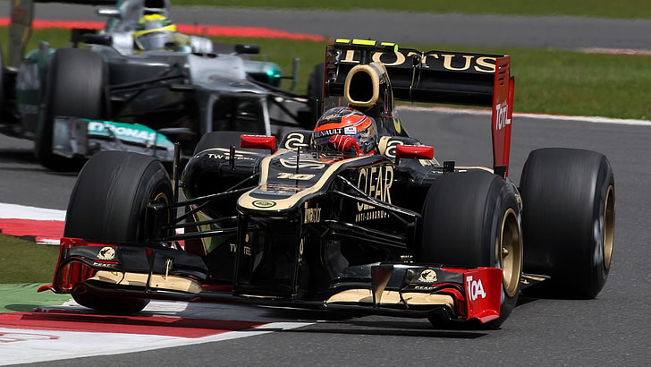 Formula 1, Lotus Renault F1, car, sports race, competition, HD wallpaper
