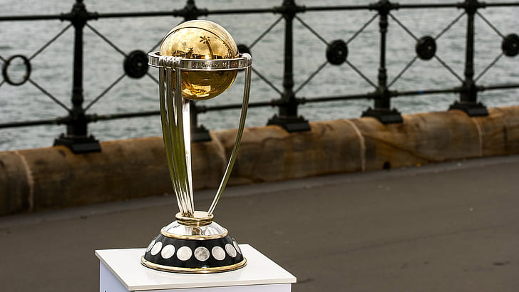 HD wallpaper: Cricket World Cup 2015 Trophy, brass and silver trophy,  beautiful | Wallpaper Flare