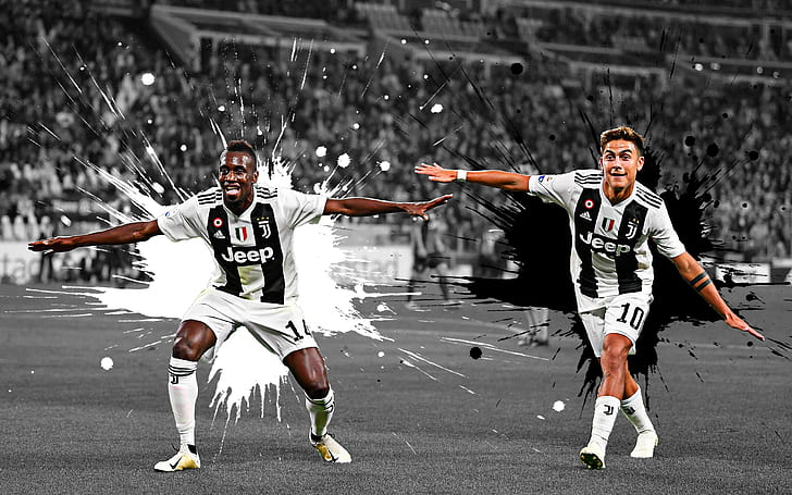 Soccer, Juventus F.C., Blaise Matuidi, Paulo Dybala