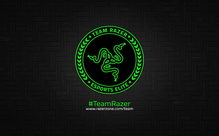 Razer, communication, sign, text, green color, no people, illuminated, HD wallpaper