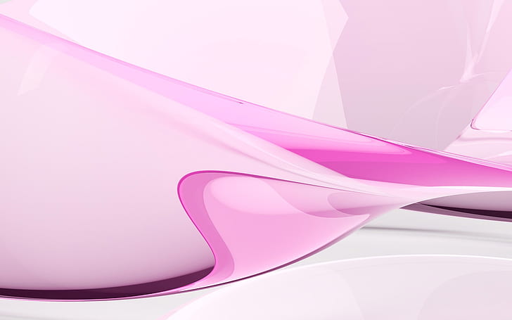 Pink Abstract Designs HD, 3d