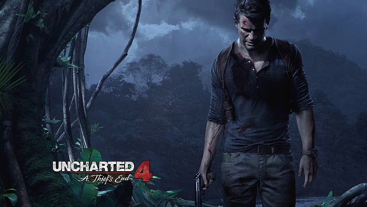 Uncharted 4 game wallpaper, Uncharted 4: A Thief's End, video games