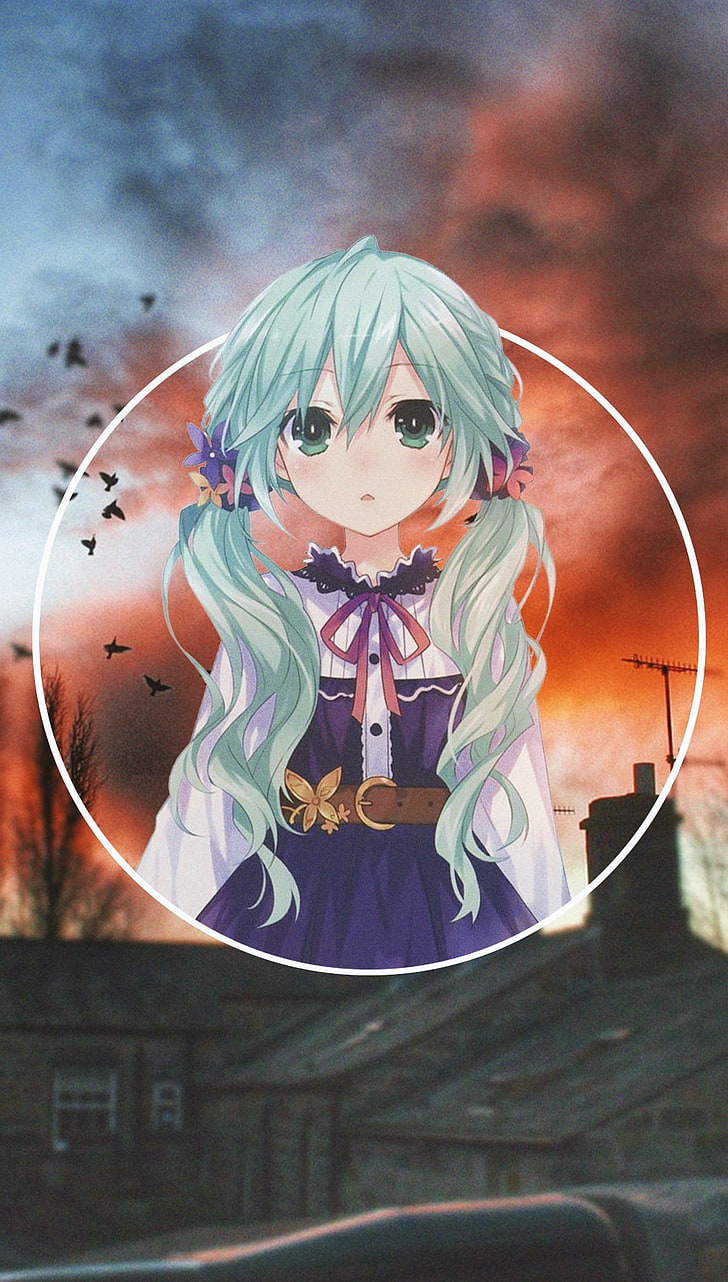 anime, anime girls, picture-in-picture, Natsumi (Date A Live)