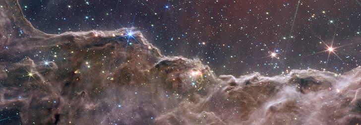 Carina Nebula, space, stars, James Webb Space Telescope, infrared