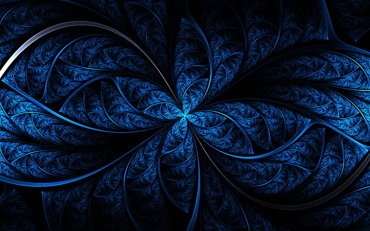 blue, annotations, uncertainty, fractals Fractals, templates, HD wallpaper