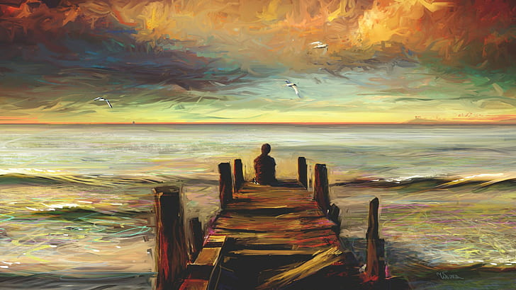 pier, artwork