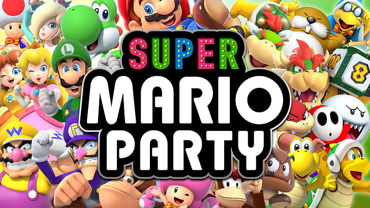Video Game, Super Mario Party, Boo (Mario), Bowser, Bowser Jr., HD wallpaper