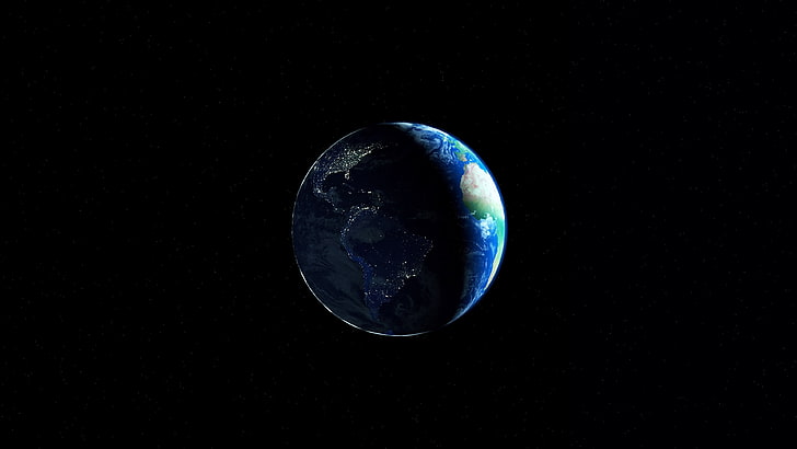 earth 4k hd image for, space, sphere, blue, planet - space
