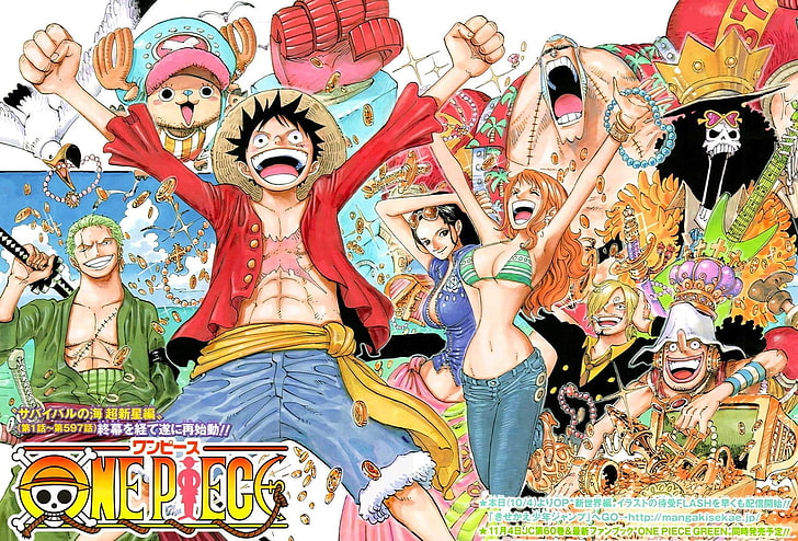 Onepiece wallpaper, Anime, One Piece, representation, art and craft, HD wallpaper