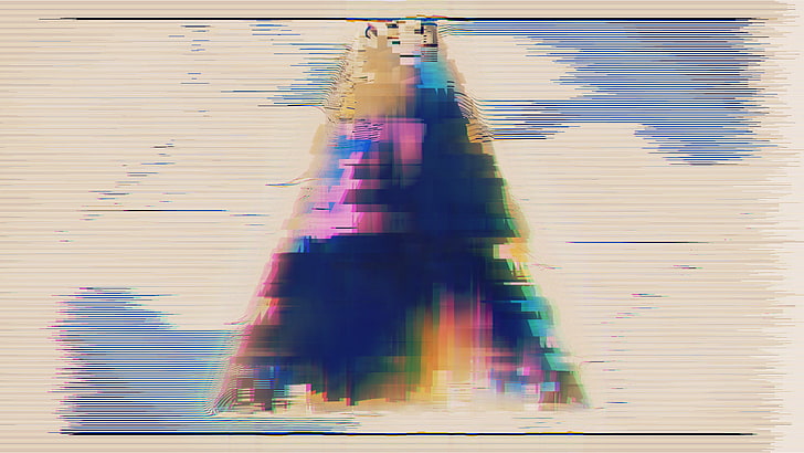 glitch art, LSD, abstract, motion, blurred motion, multi colored