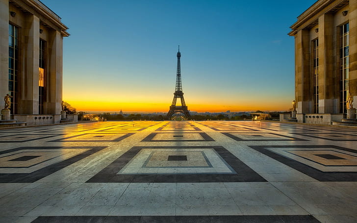 Eiffel Tower, Paris, architecture, built structure, sky, building exterior, HD wallpaper