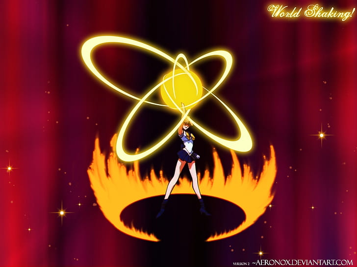 Sailor Uranus senshi Uranus world Shakin! Anime Sailor Moon HD Art