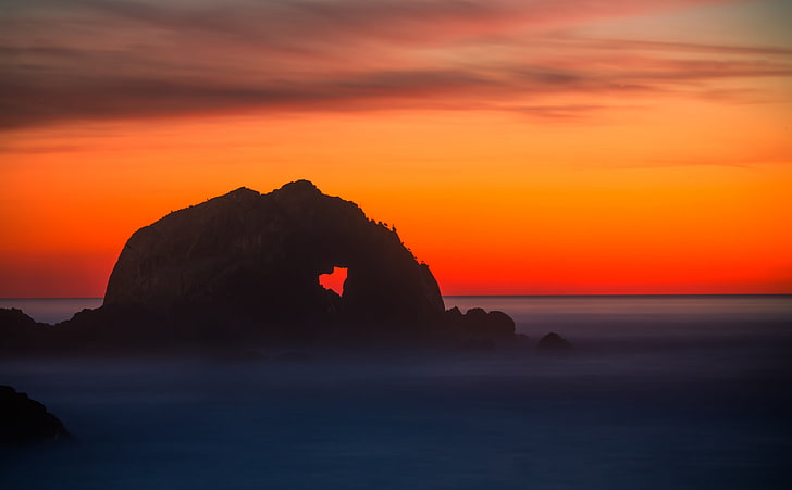 HD wallpaper: Friday I'm in Love, black rock formation, Beach, Sunset,  Heart | Wallpaper Flare