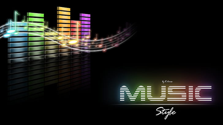 Audio Spectrum, DJ, music, Music Is Life, HD wallpaper