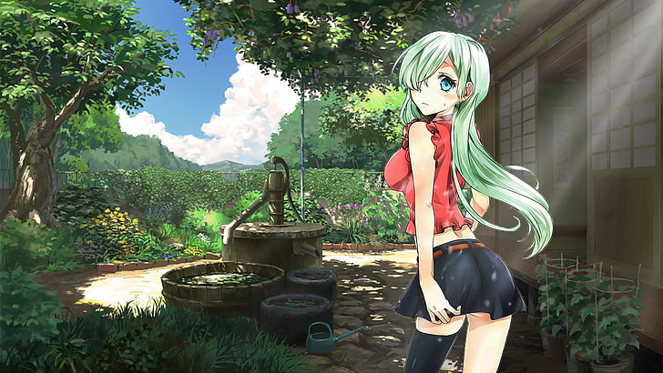 female animated character wallpaper, anime, the seven deadly sins