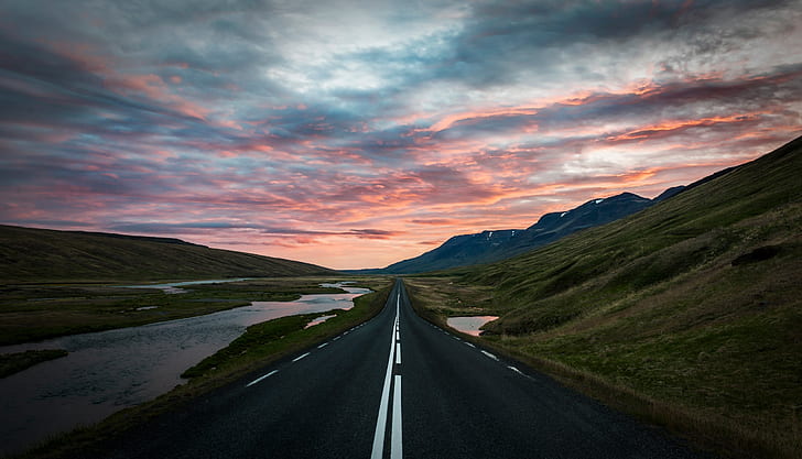 Trey Ratcliff, Iceland, Landscape, Road, HD wallpaper