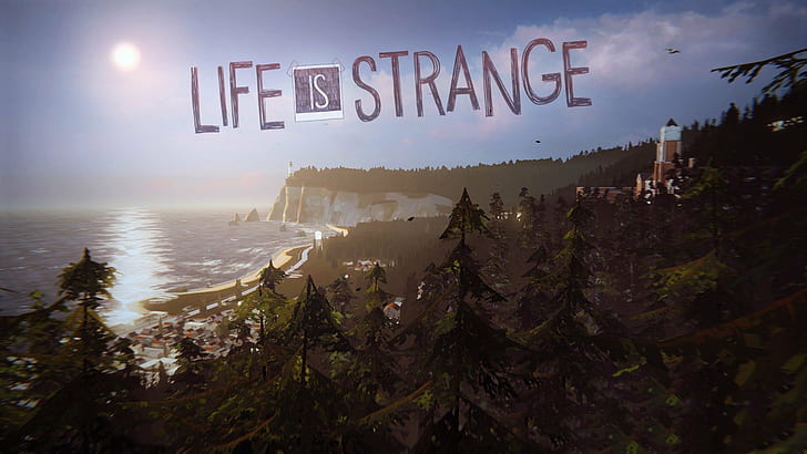 life is strange arcadia bay sign, communication, text, water, HD wallpaper