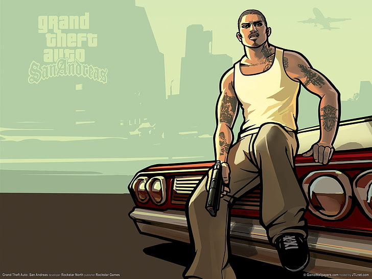 GTA San Andreas wallpaper, Grand Theft Auto San Andreas, video games, HD wallpaper