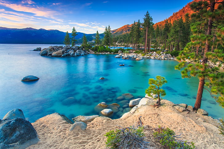 Lake Tahoe Wallpaper 4K, United States of America