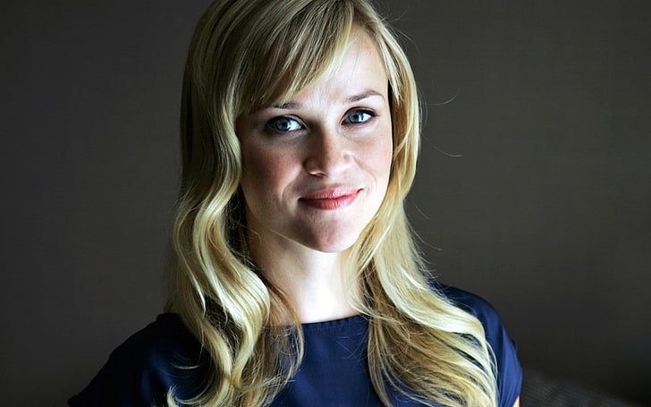 reese witherspoon, blond hair, headshot, portrait, one person, HD wallpaper