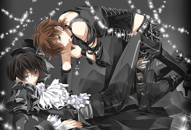 Lelouch And Suzaku, yaoi, code-geass, black, HD wallpaper