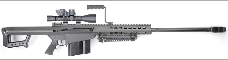 barrett m82 sniper rifle, weapon, communication, aggression, HD wallpaper