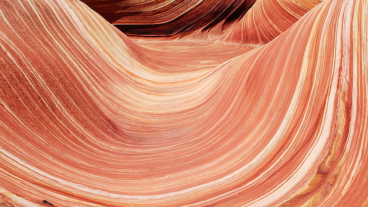 North Coyote Buttes HD, orange curved surface, HD wallpaper