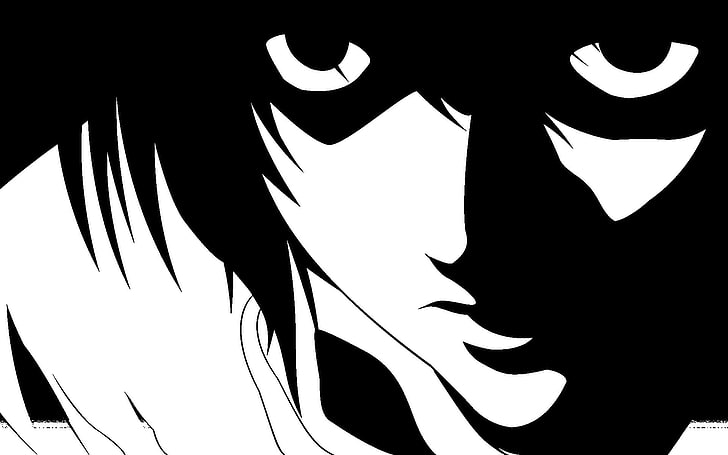 anime character wallpaer, Death Note, Lawliet L, no people, creativity