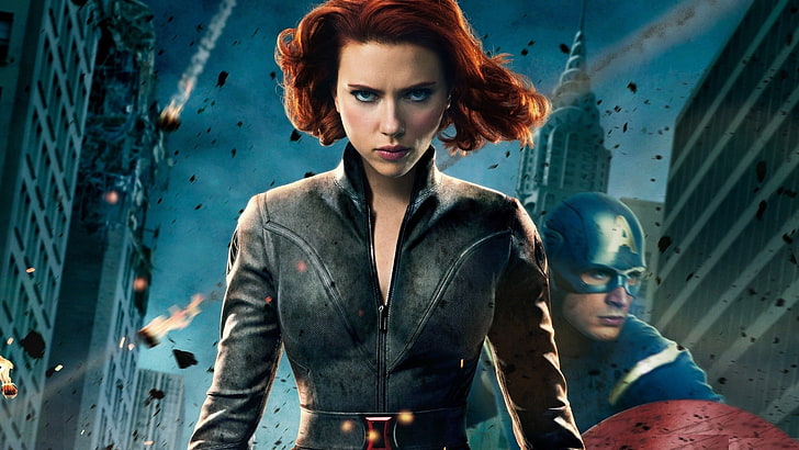 Marvel Avengers Black Widow wallpaper, movies, The Avengers, Captain America, HD wallpaper