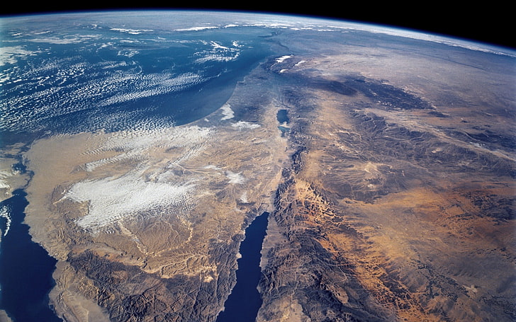 planet earth, space, Palestine, Jordan (country), Lebanon, Syria, HD wallpaper