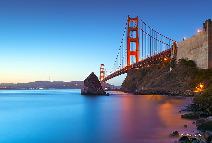 Golden Gate Bridge San Francisco, Morning, Stillness, Sfist, long  exposure, HD wallpaper
