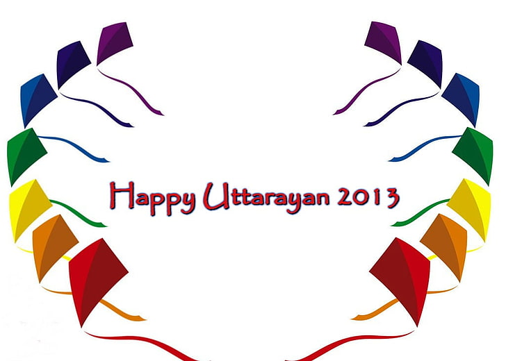 HD wallpaper: Happy Uttarayan, Happy Uttarayan 2013 logo, Festivals /  Holidays | Wallpaper Flare