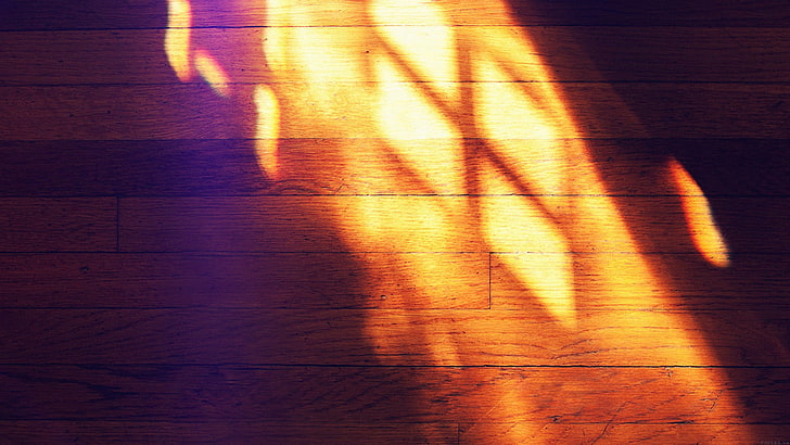 red and white area rug, wood, Microsoft Windows, shadow, sunlight, HD wallpaper
