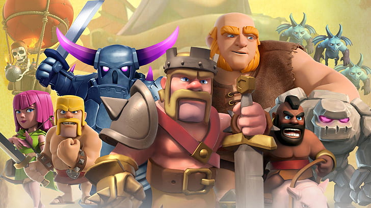 HD wallpaper: clash of clans, supercell, games, hd, archer, barbarian,  pekka | Wallpaper Flare