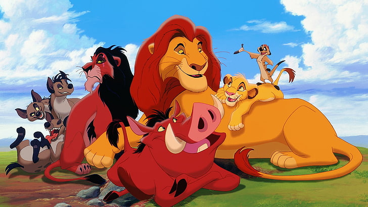 The Lion King, Mufasa (The Lion King), Scar (The Lion King), HD wallpaper