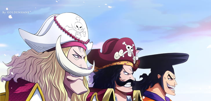 One Piece, Edward Newgate, Gol D. Roger, Kozuki Oden