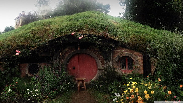 concrete house, The Lord of the Rings, The Hobbit: An Unexpected Journey, HD wallpaper