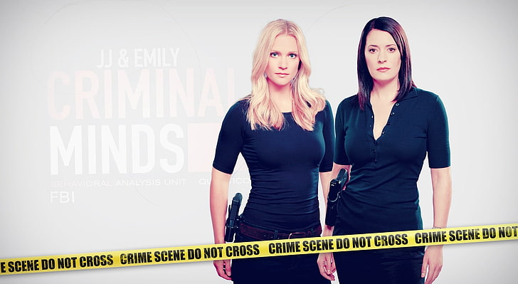 Beautiful Minds, JJ and Emily Criminal Minds digital wallpaper, HD wallpaper