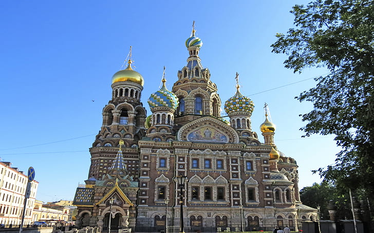 Church Of The Savior On Spilled Blood, St. Petersberg, Russia, HD wallpaper