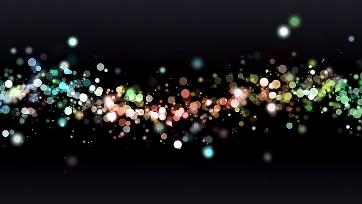 glitter  desktop backgrounds, illuminated, night, defocused, HD wallpaper