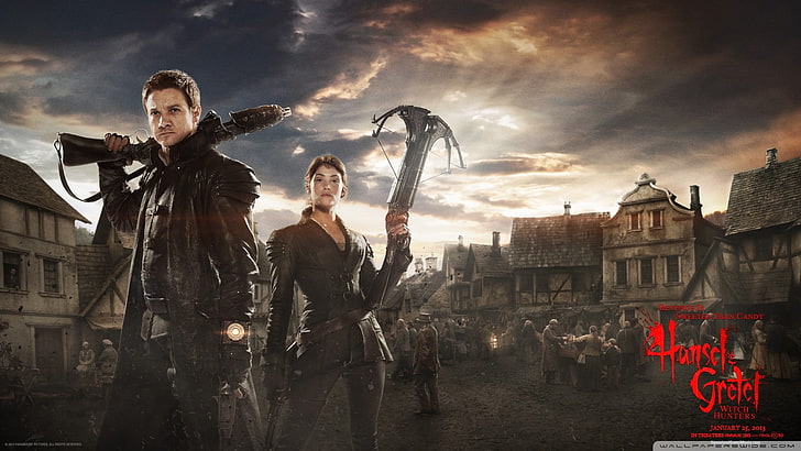 Hunsel And Gretel digital wallpaper, Hansel and Gretel: Witch Hunters