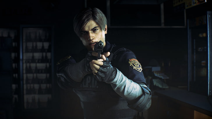 Resident Evil 2, video games, Claire Redfield, Leon Kennedy