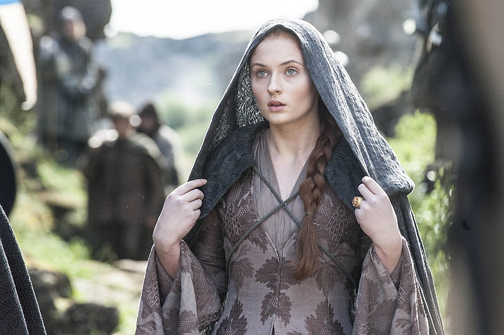 Sansa Stark, Game of Thrones, Sophie Turner, women, young adult, HD wallpaper